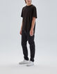 T-shirt dark choco bio Heren-2