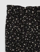 Jogging negro estampado minimalista rock ni&ntilde;a-5