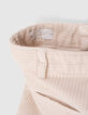 Girls’ vanilla corduroy flared trousers-7