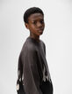 Boys’ grey flame motif jacquard knit sweater-2