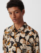 Men’s saffron REGULAR shirt with XL flower print-4