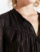 Pure Edition robe longue en soie et fil doré femme-3