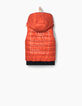 Anorak reversible índigo y naranja niño -4