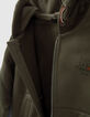 Boys&rsquo; khaki fleece-backed cardigan-6