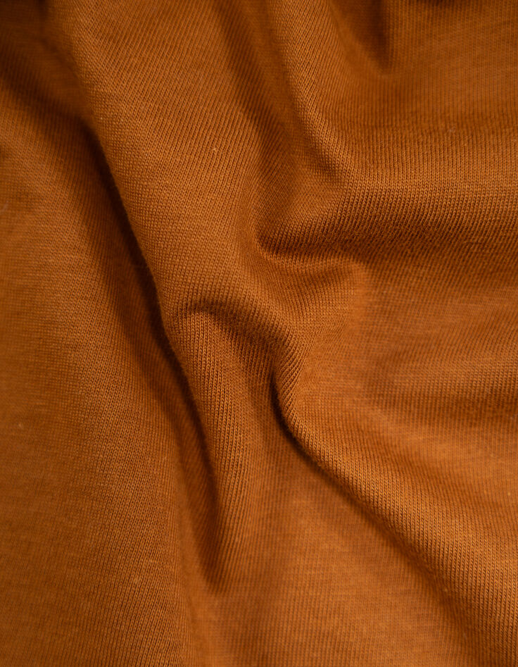 Camiseta mensaje azul satinado camel niño-6 Camiseta mensaje azul satinado camel niño-6