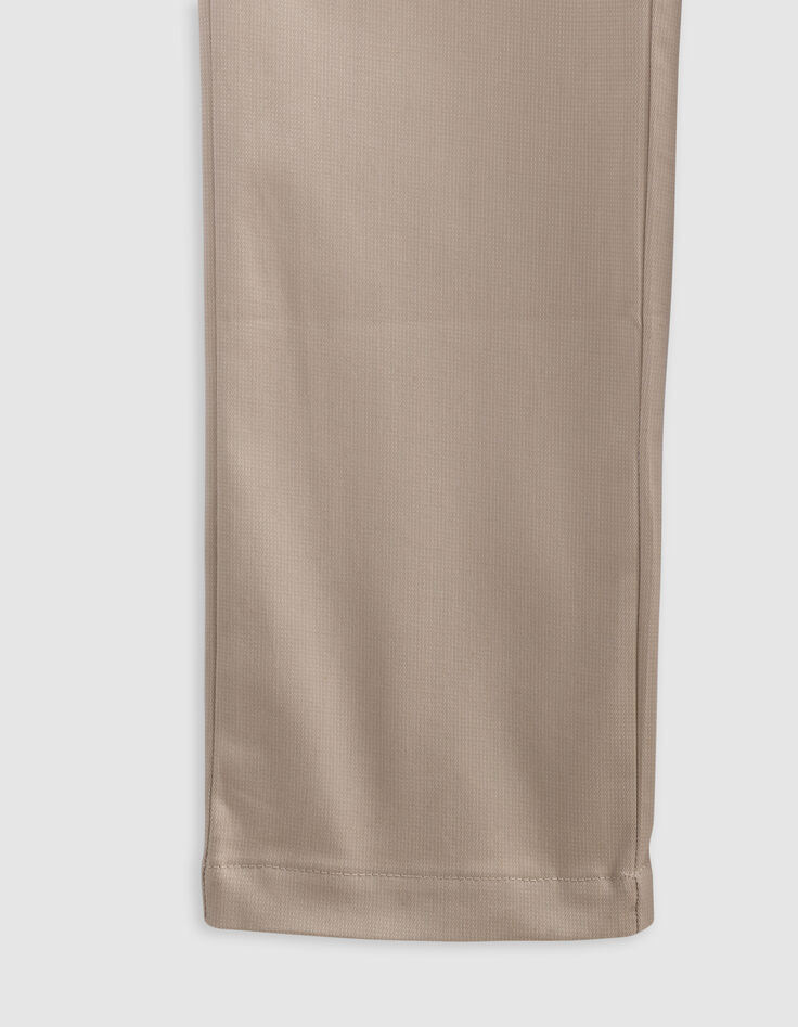 Pantalon de costume cérémonie beige garçon-5