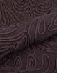 Pantalon large bordeaux motifs brod&eacute;s crochet Femme-9