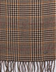 Men’s brown and beige check scarf-2