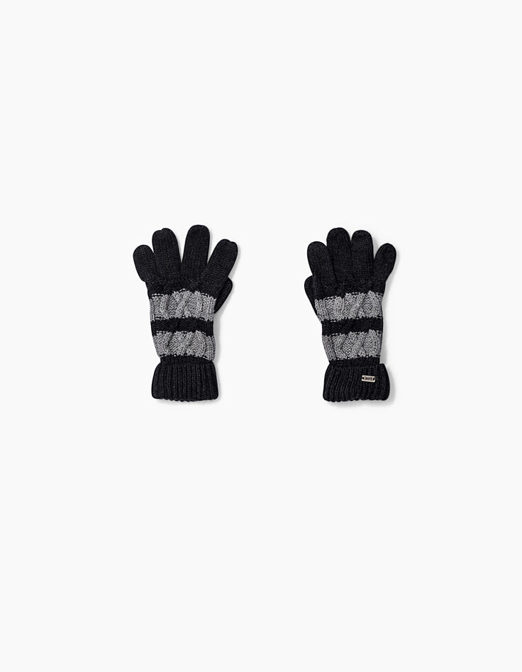 Gants rayures garçon -1