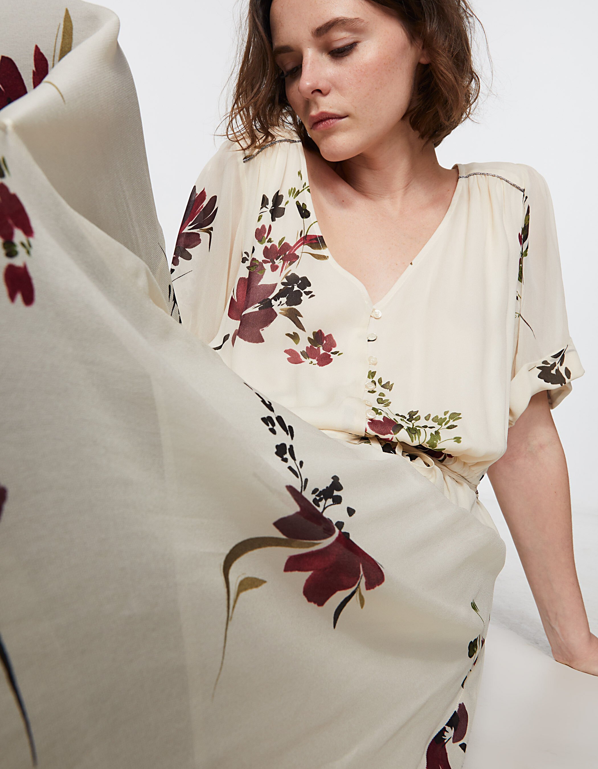 Robe ikks imprimé floral on sale