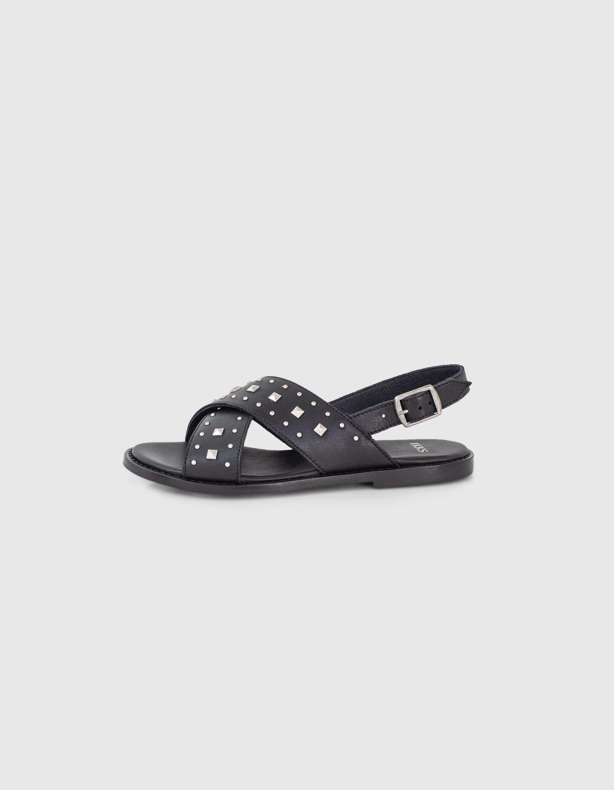 Sandale fille online noir