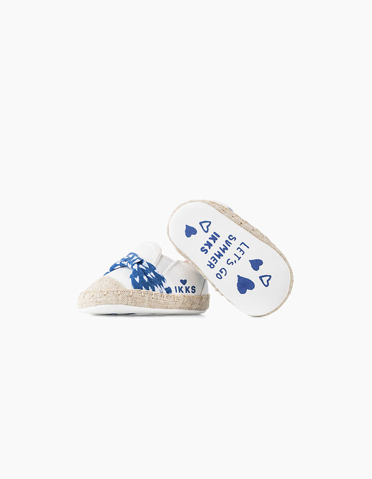 Chaussures écru et beige bébé fille-1