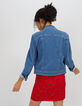 Chaqueta vaquera genuina con tachuelas-3