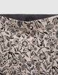 Leggings reversibles estampado flores gris ni&ntilde;a-4