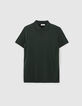 Herren Poloshirt aus Baumwolle und Modal in Flaschengr&uuml;n-5