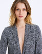 Veste tailleur en crêpe imprimé panthère femme-4