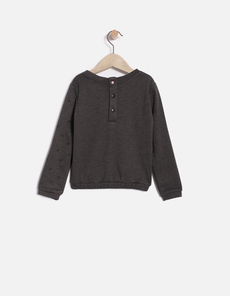 Girls' cotton fleece sweatshirt-2