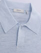 Polo ciel tricot léger Homme-7