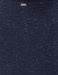 Women’s navy studded lurex and jersey T-shirt-5