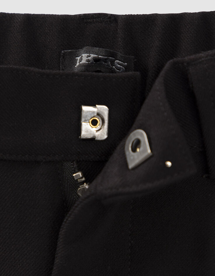 Schwarze Jungen-Chinohose-6
