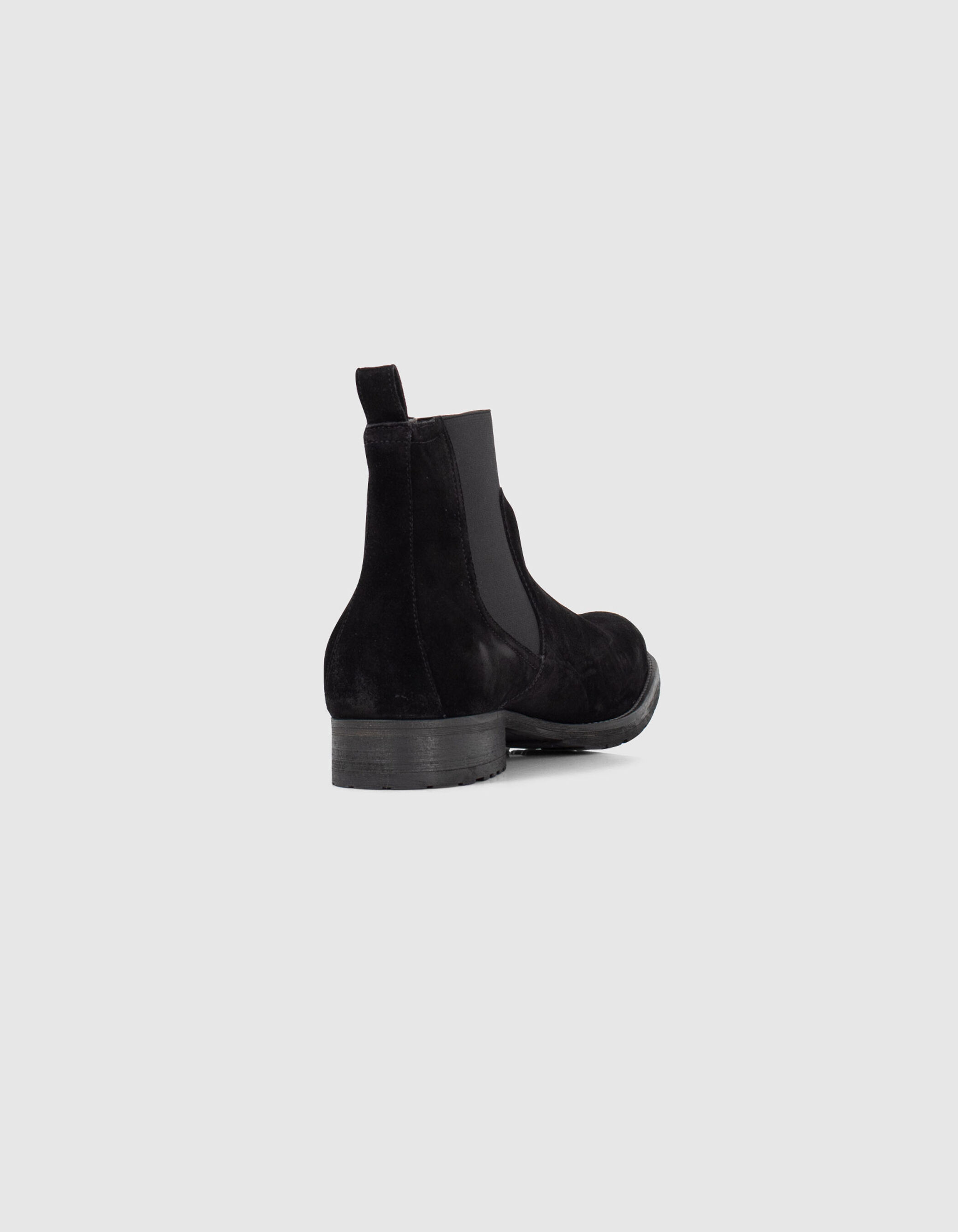 Zwarte Chelsea boots in suèdeleer Heren