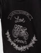 M&auml;dchen-T-Shirt mit Motorrad- und Blumenstickerei-5