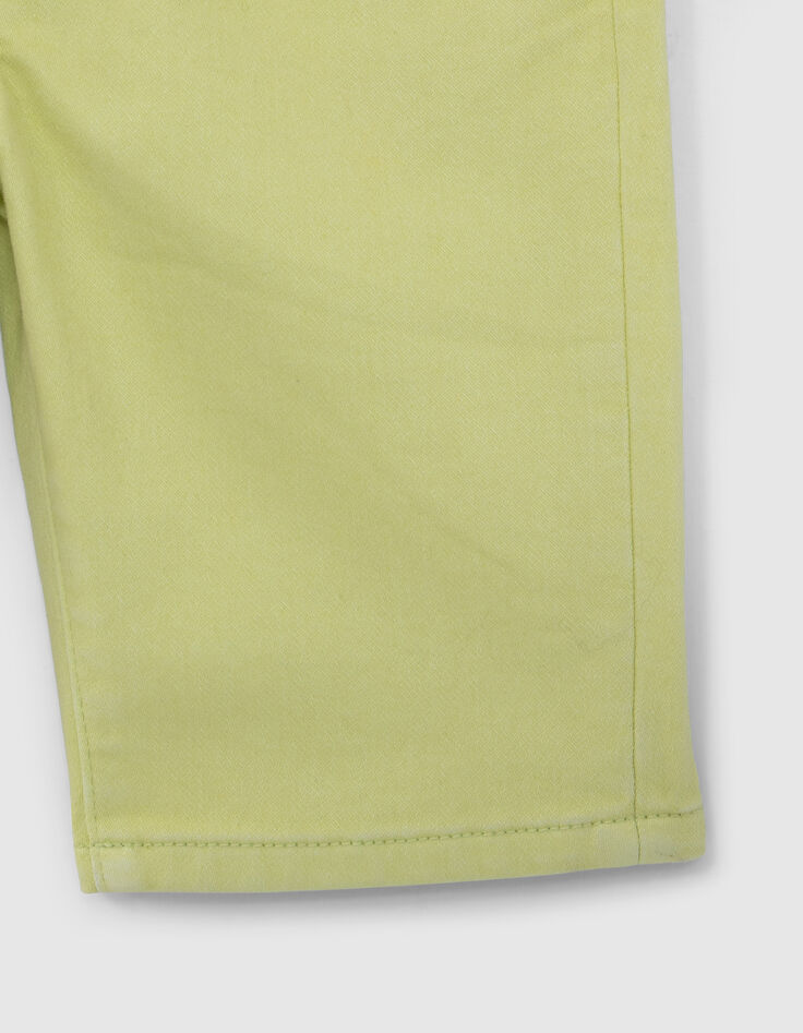 Bermudas anís cintura elástica niño-4