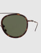 Lunettes solaires écailles style pantos Homme-4