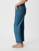 Blue cropped boyfriend jeans Charlotte Women-3