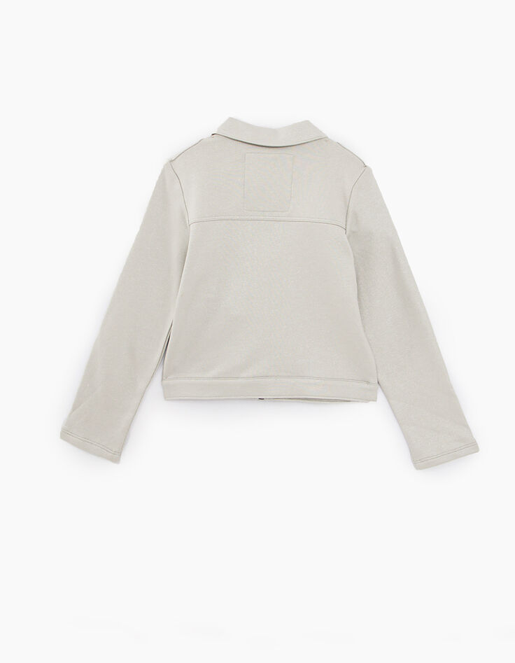 Girls’ silver bikers-style cardigan-4