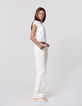 Jean FLARE beige fille-2