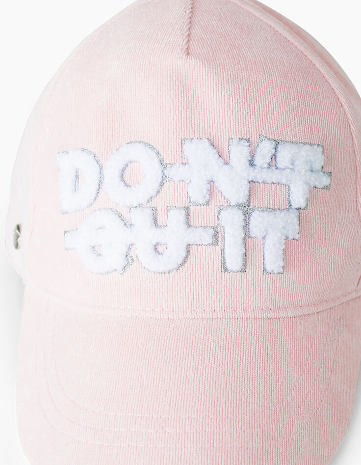 Casquette rose fille-4