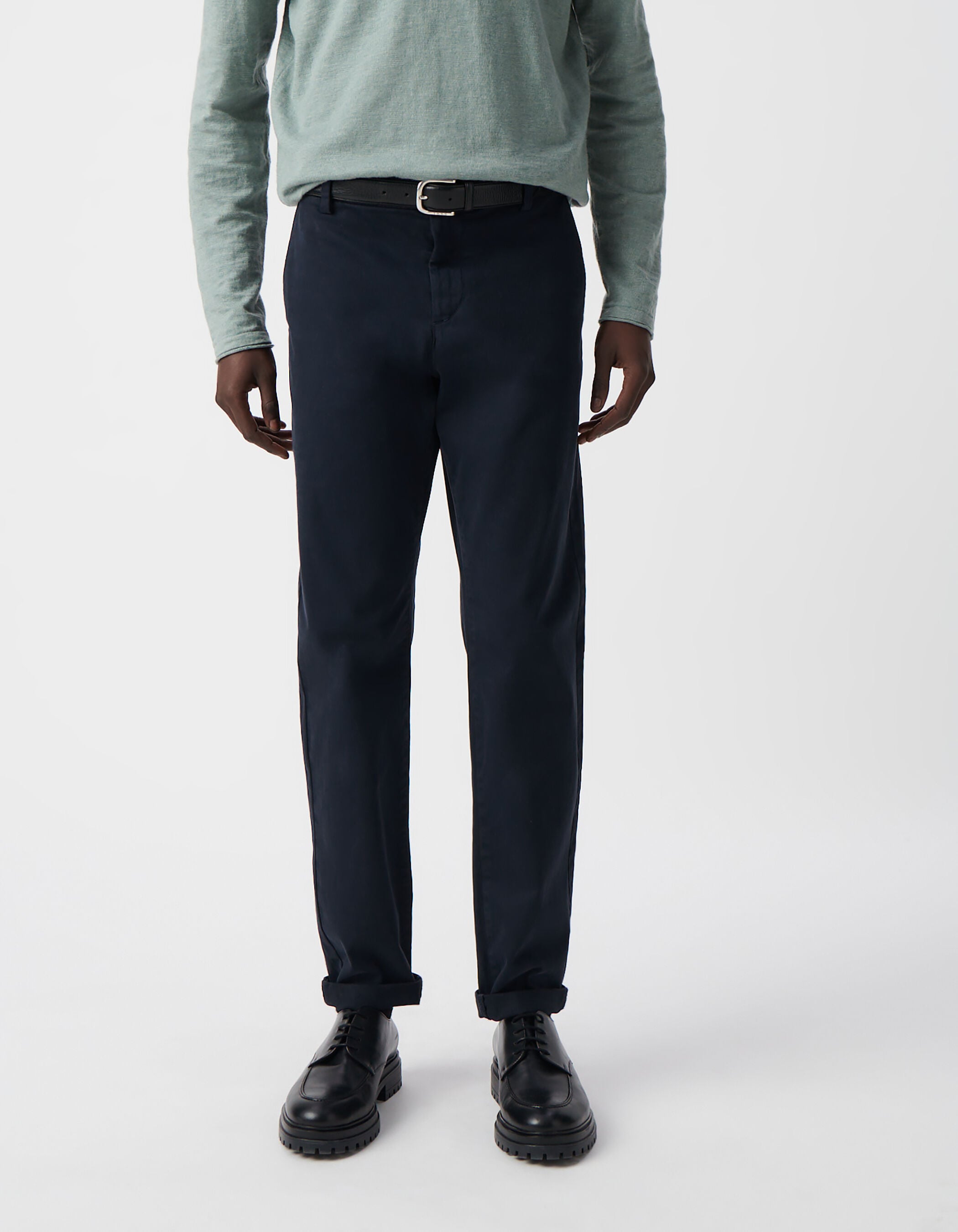 Men's navy chinos