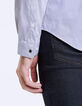Camisa slim rayas finas shadow Hombre-2