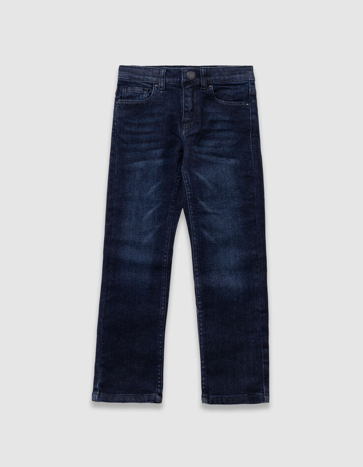 Boys’ raw blue straight jeans-3