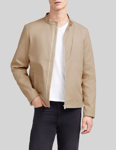 Kort beige jack ritszakken Heren - IKKS