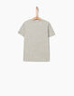 Graues Jungen-T-Shirt mit Basketball -4
