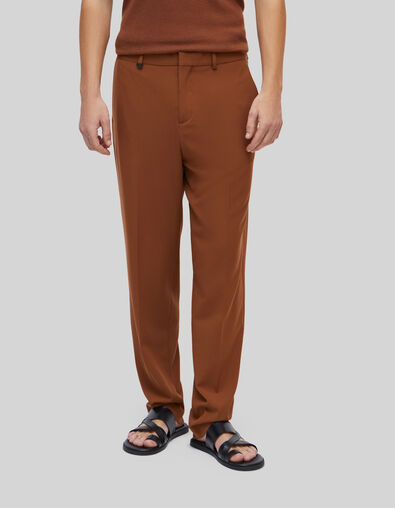 Pure Edition-Pantalon de costume cognac Homme - IKKS