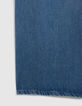 Weites, azurblaues Damenkleid aus Lyocell&reg;-7