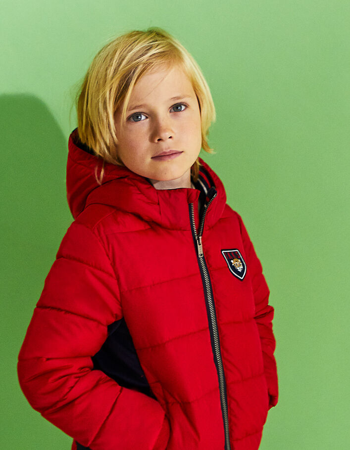 Boys' red padded jacket  - IKKS