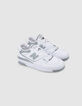 Baskets grises NEW BALANCE 550 Femme-2