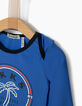 Tee-shirt bleu anti-UV bébé garçon -4