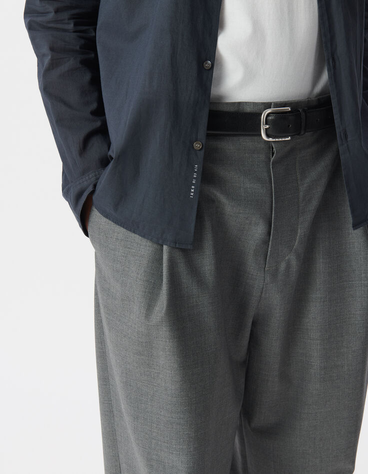 Chemise EASY encre voile de coton bio Homme-4