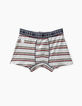 Boxers gris chiné moyen imprimé et navy uni garçon -2