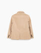 Boys' dark beige suit jacket-4