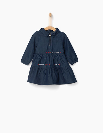 Vestido vaquero bebé niña - IKKS