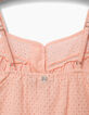 Girls’ pastel pink eyelet embroidery camisole-4