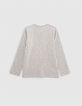 Boys’ mid-grey marl skull T-shirt-3