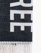 Echarpe marine jacquard imprimé New-York Homme-2