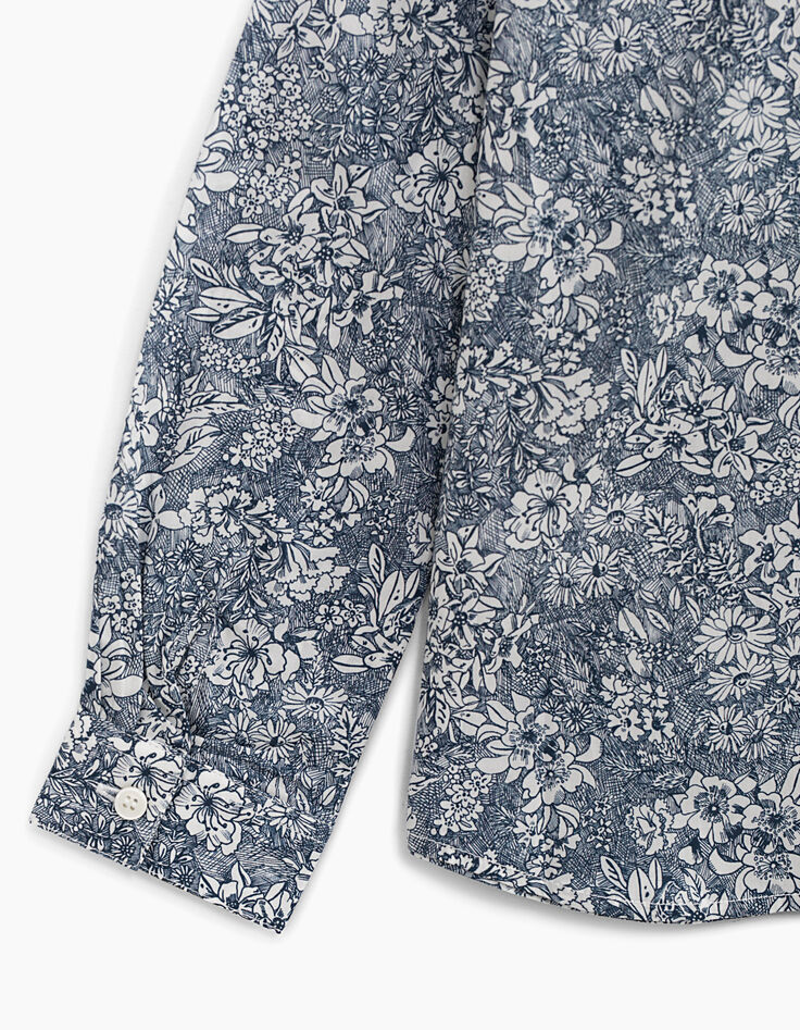 Chemise indigo à imprimé Liberty® garçon-5 Chemise indigo à imprimé Liberty® garçon-5